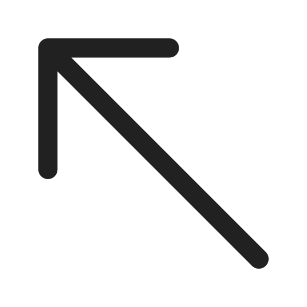Ic Fluent Arrow Up Left 24 Regular