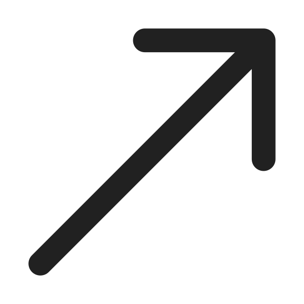 Ic Fluent Arrow Up Right 32 Filled
