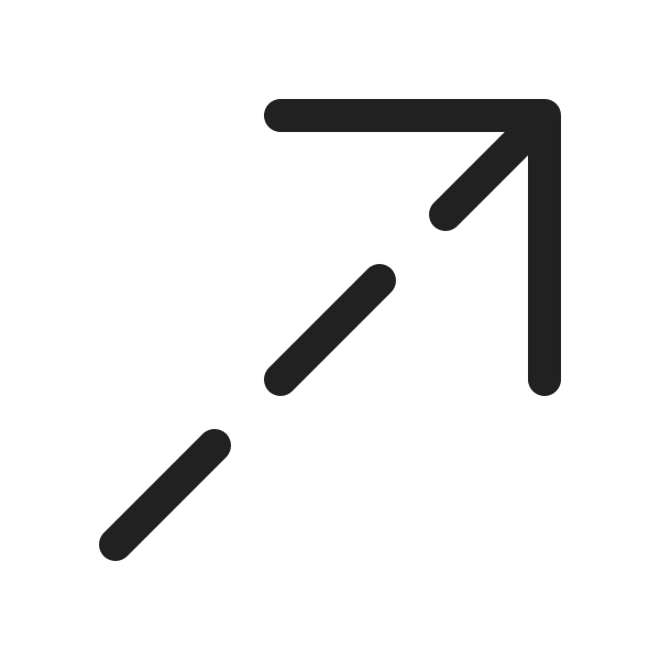 Ic Fluent Arrow Up Right Dashes 20 Regular