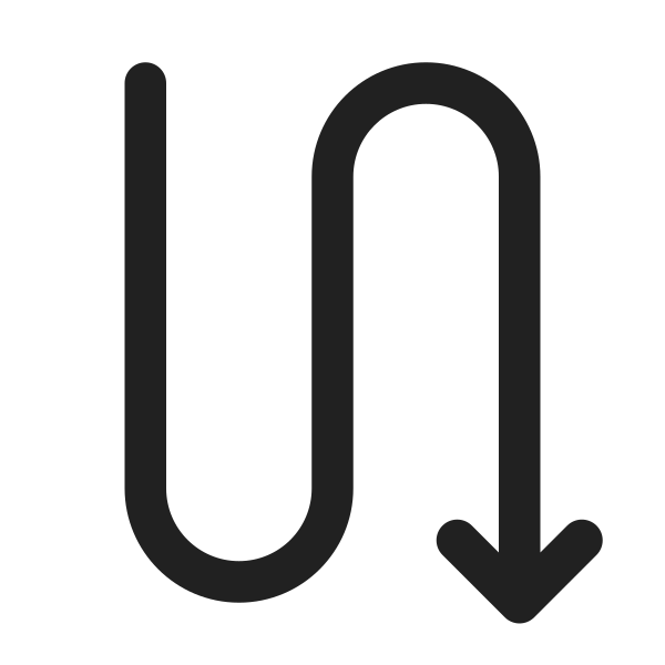 Ic Fluent Arrow Wrap Up To Down 32 Regular