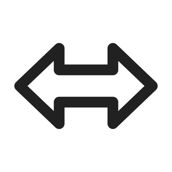 Ic Fluent Arrows Bidirectional 24 Regular