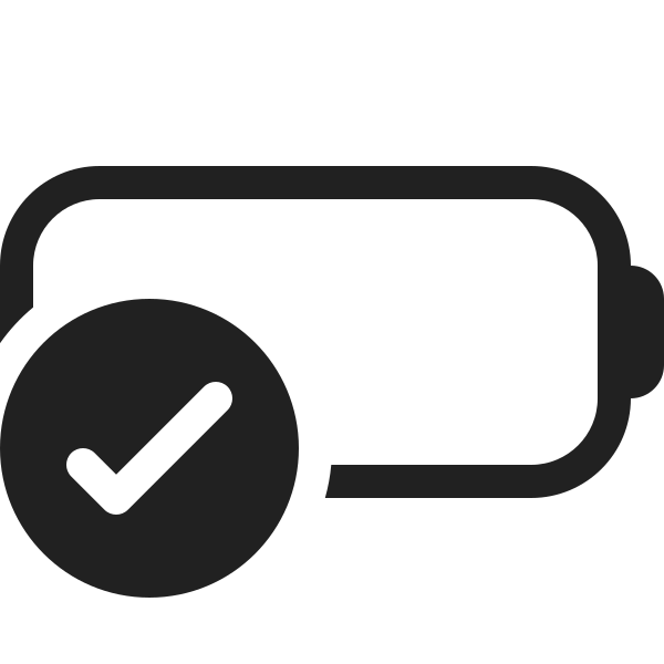 Ic Fluent Battery Checkmark 20 Regular