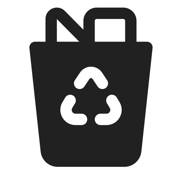 Ic Fluent Bin Recycle Full 24 Filled