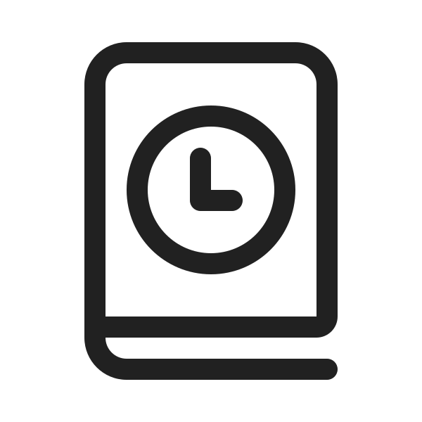 Ic Fluent Book Clock 20 Regular