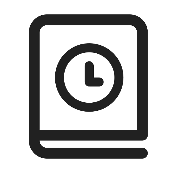 Ic Fluent Book Clock 24 Regular