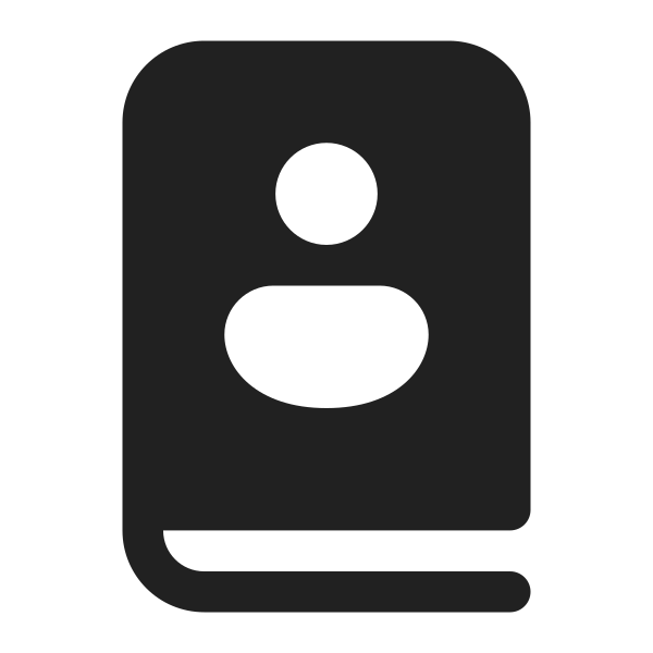 Ic Fluent Book Contacts 16 Filled