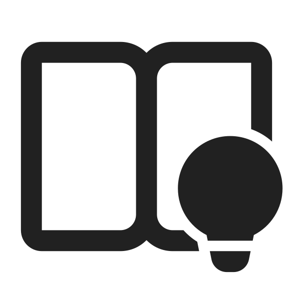 Ic Fluent Book Open Lightbulb 28 Filled