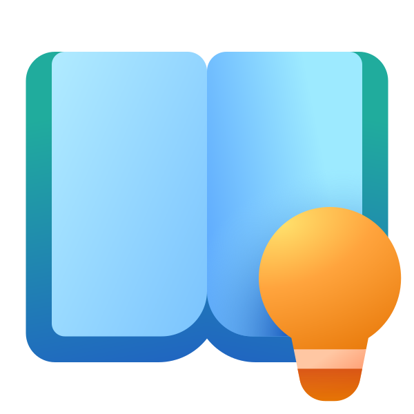Ic Fluent Book Open Lightbulb 32 Color