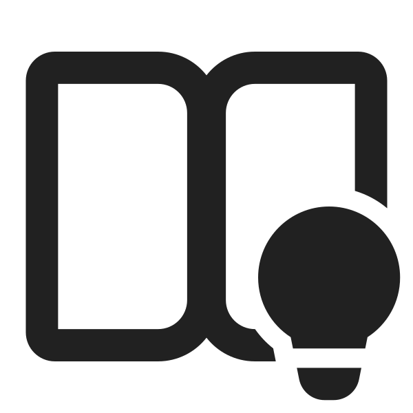Ic Fluent Book Open Lightbulb 32 Filled