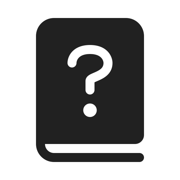 Ic Fluent Book Question Mark 20 Filled