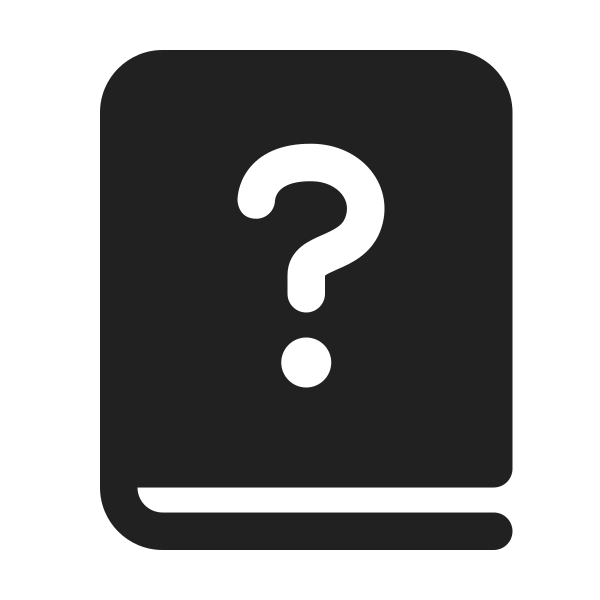 Ic Fluent Book Question Mark 24 Filled