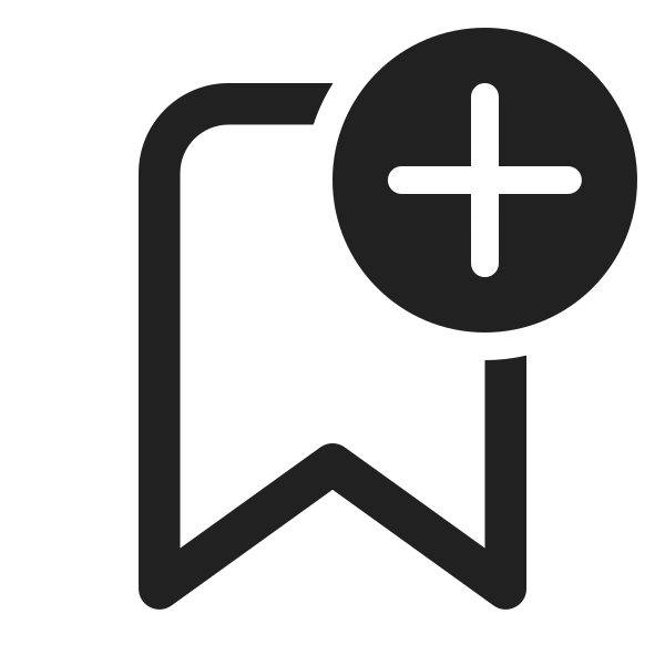 Ic Fluent Bookmark Add 24 Regular