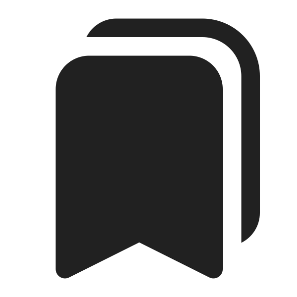 Ic Fluent Bookmark Multiple 16 Filled