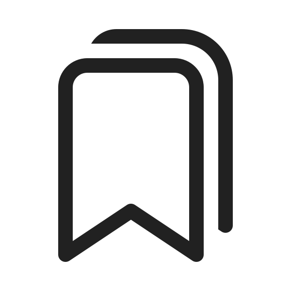 Ic Fluent Bookmark Multiple 20 Regular