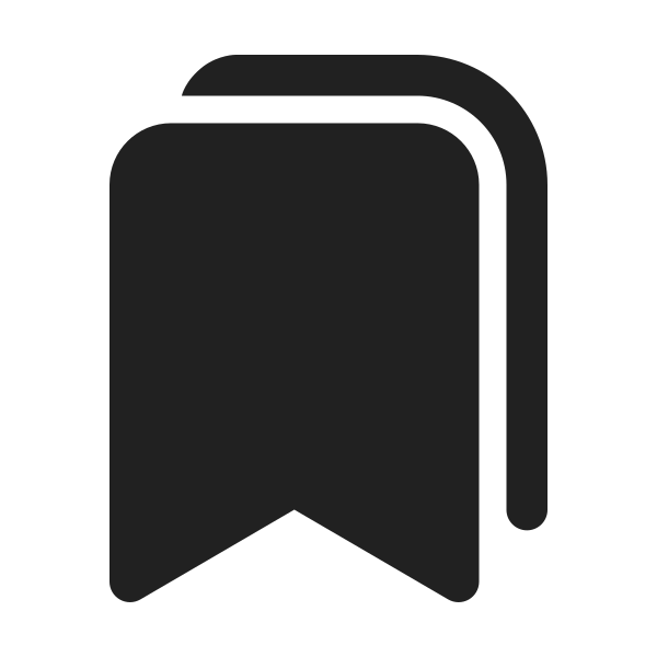 Ic Fluent Bookmark Multiple 24 Filled