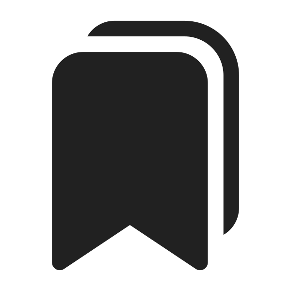 Ic Fluent Bookmark Multiple 28 Filled