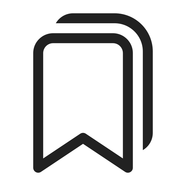 Ic Fluent Bookmark Multiple 28 Regular