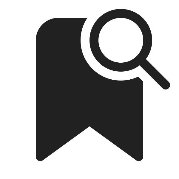 Ic Fluent Bookmark Search 20 Filled