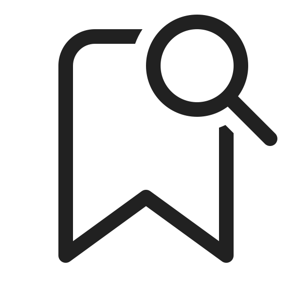 Ic Fluent Bookmark Search 20 Regular