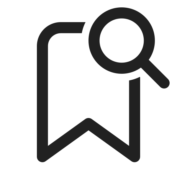 Ic Fluent Bookmark Search 24 Regular