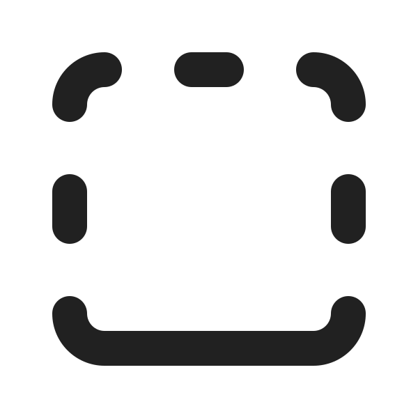 Ic Fluent Border Bottom 24 Filled
