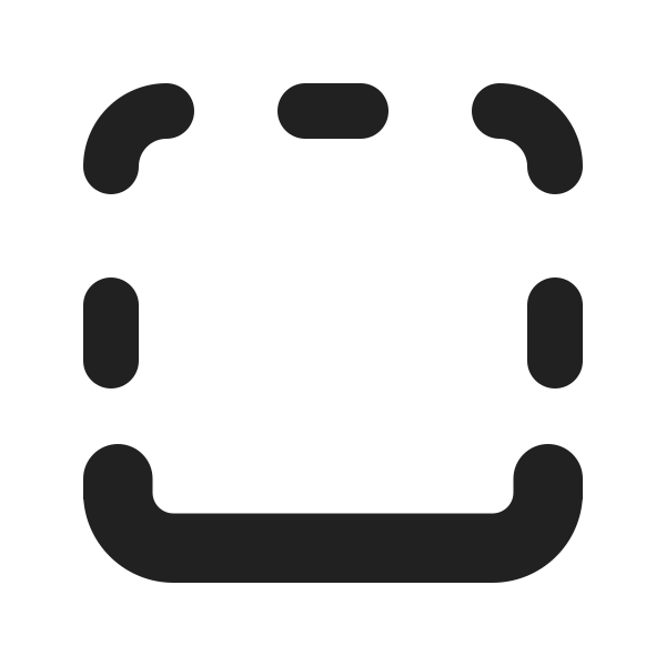 Ic Fluent Border Bottom Thick 24 Filled