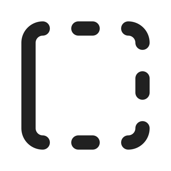 Ic Fluent Border Left 24 Filled