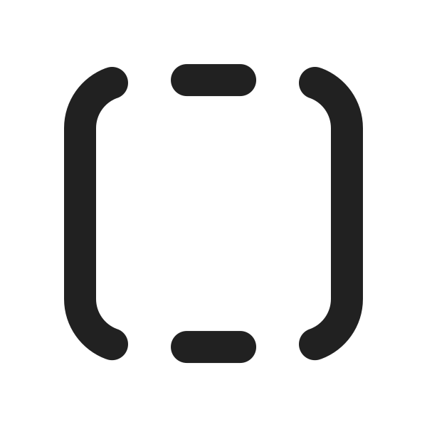 Ic Fluent Border Left Right 20 Filled