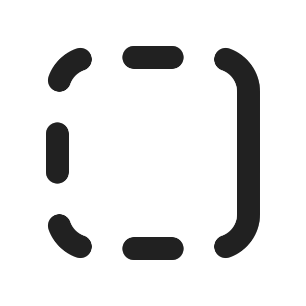 Ic Fluent Border Right 20 Filled