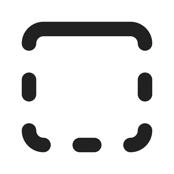 Ic Fluent Border Top 24 Filled