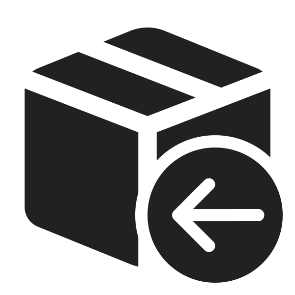 Ic Fluent Box Arrow Left 24 Filled