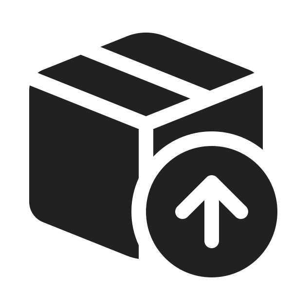 Ic Fluent Box Arrow Up 20 Filled