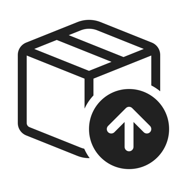 Ic Fluent Box Arrow Up 20 Regular