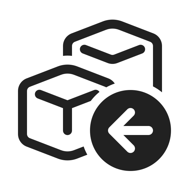 Ic Fluent Box Multiple Arrow Left 20 Regular