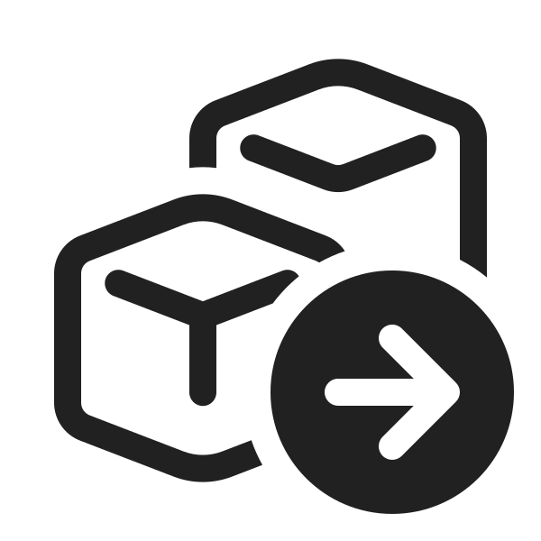 Ic Fluent Box Multiple Arrow Right 20 Regular
