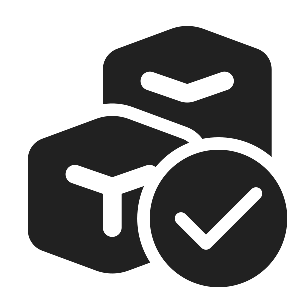 Ic Fluent Box Multiple Checkmark 24 Filled