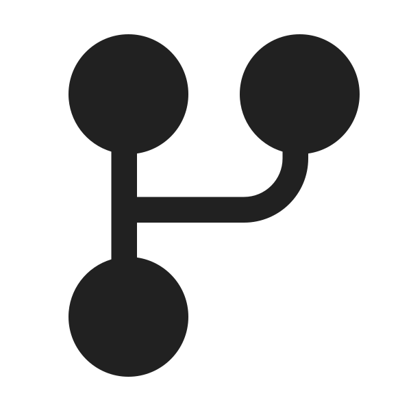 Ic Fluent Branch Fork 24 Filled