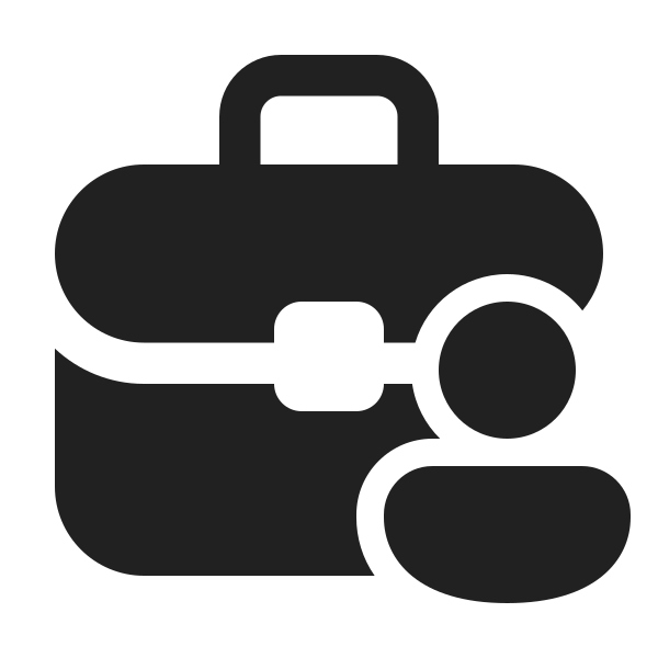 Ic Fluent Briefcase Person 24 Filled