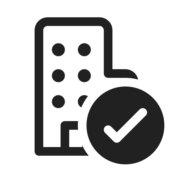 Ic Fluent Building Checkmark 20 Regular