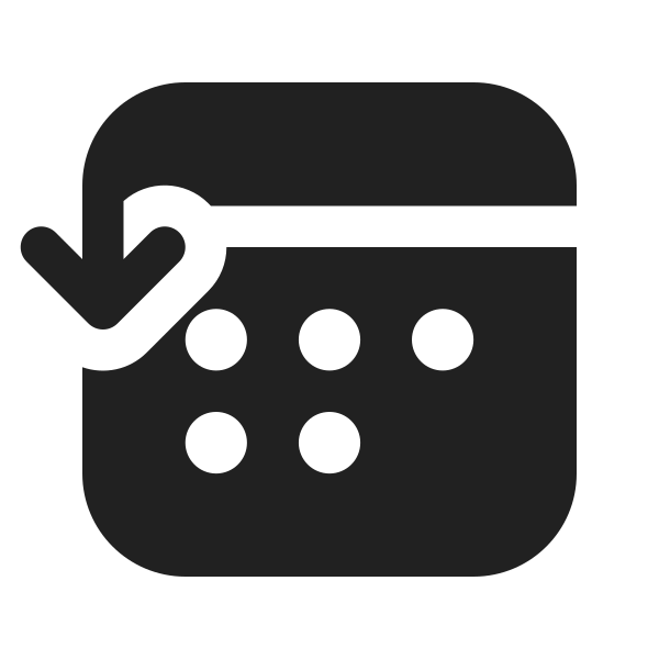 Ic Fluent Calendar Arrow Counterclockwise 16 Filled