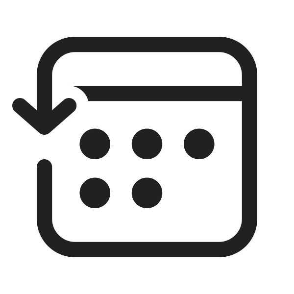 Ic Fluent Calendar Arrow Counterclockwise 48 Regular