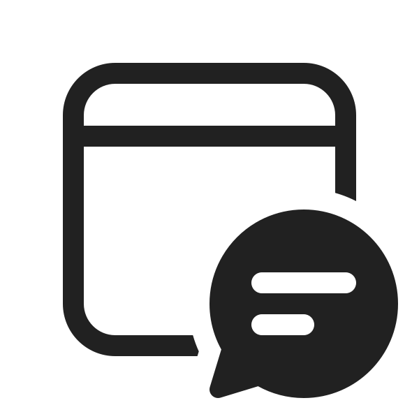 Ic Fluent Calendar Chat 20 Regular