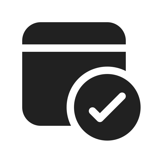 Ic Fluent Calendar Checkmark 20 Filled