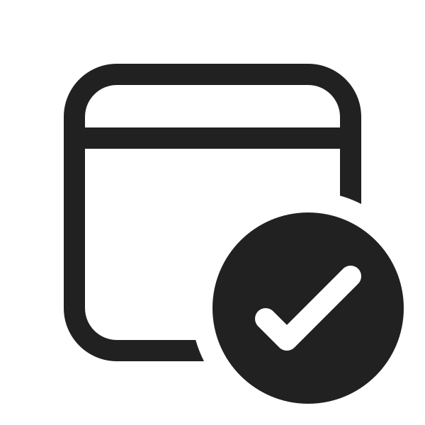 Ic Fluent Calendar Checkmark 20 Regular