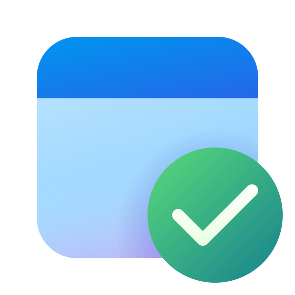 Ic Fluent Calendar Checkmark 24 Color
