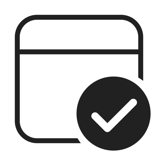 Ic Fluent Calendar Checkmark 32 Light
