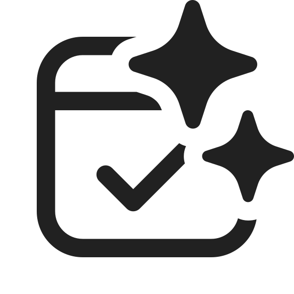 Ic Fluent Calendar Checkmark Sparkle 16 Regular