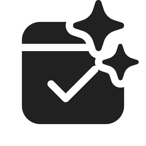 Ic Fluent Calendar Checkmark Sparkle 20 Filled