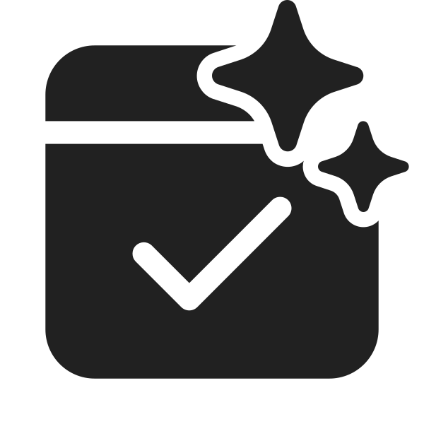 Ic Fluent Calendar Checkmark Sparkle 28 Filled