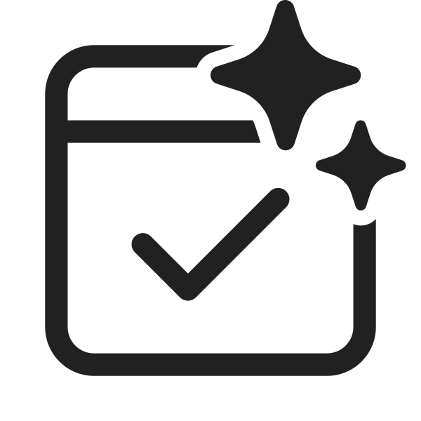 Ic Fluent Calendar Checkmark Sparkle 28 Regular
